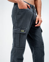 MEN’S BLACK CARGO JEANS