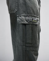MEN’S OLIVE GREEN CARGO JEANS