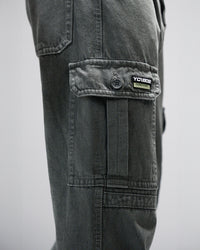 MEN’S OLIVE GREEN CARGO JEANS