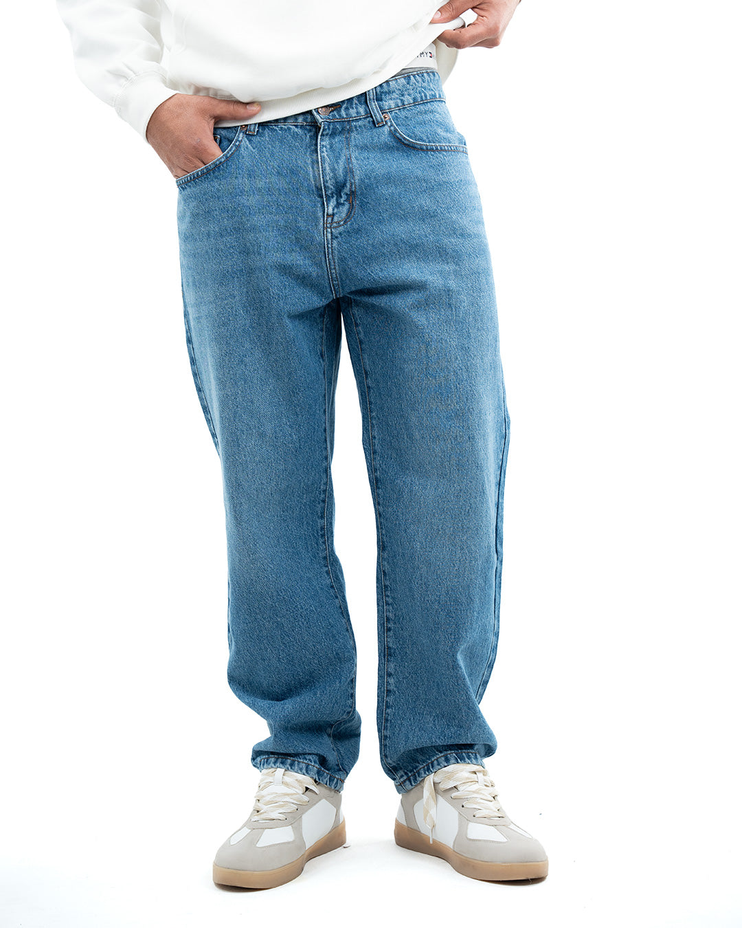 Men's Premium Classic Denim Jeans - Blue