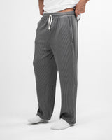 MEN’S GREY RELAXED-FIT LOUNGE PANTS