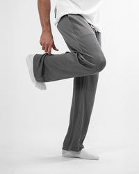 MEN’S GREY RELAXED-FIT LOUNGE PANTS