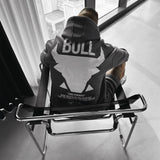 Oversize Bull Hoodie - Gray