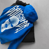 Oversize Gangster Hoodie - Royal Blue