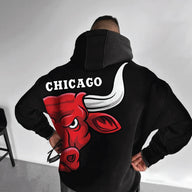 BULL HOODIE - BLACK