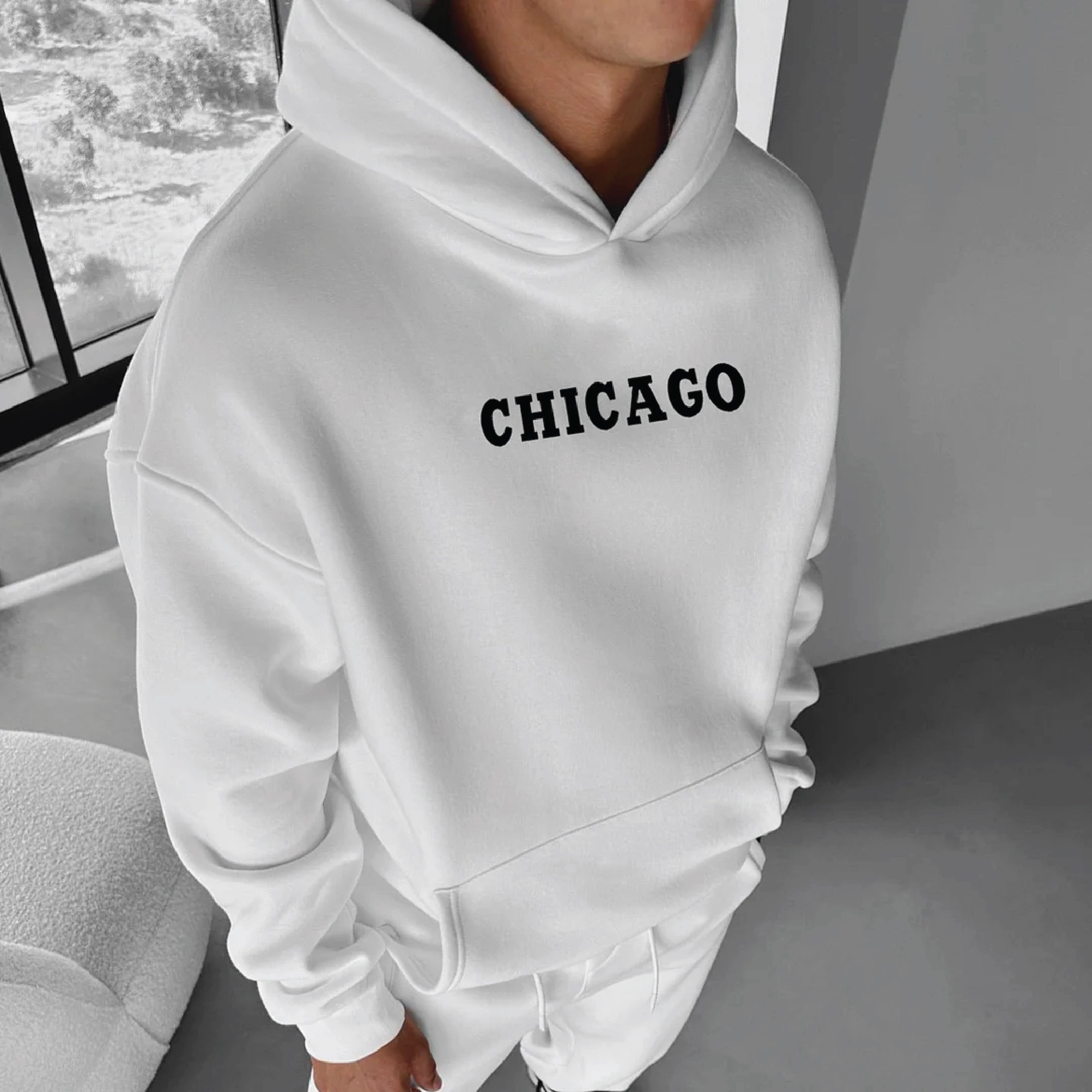 Chicago Hoodie - White 2