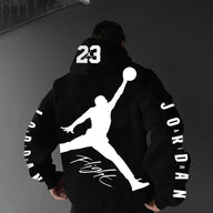 BASKETBALL HOODIE - BLACK & WHITE