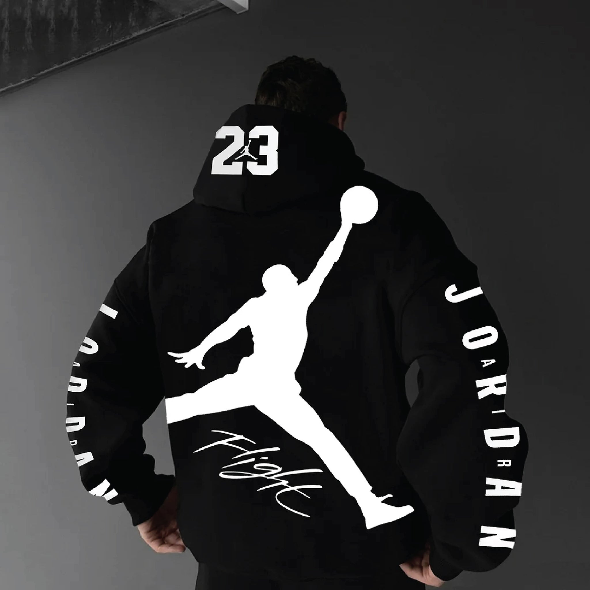 JORDAN HOODIE BLACK – Zapped - Main Image