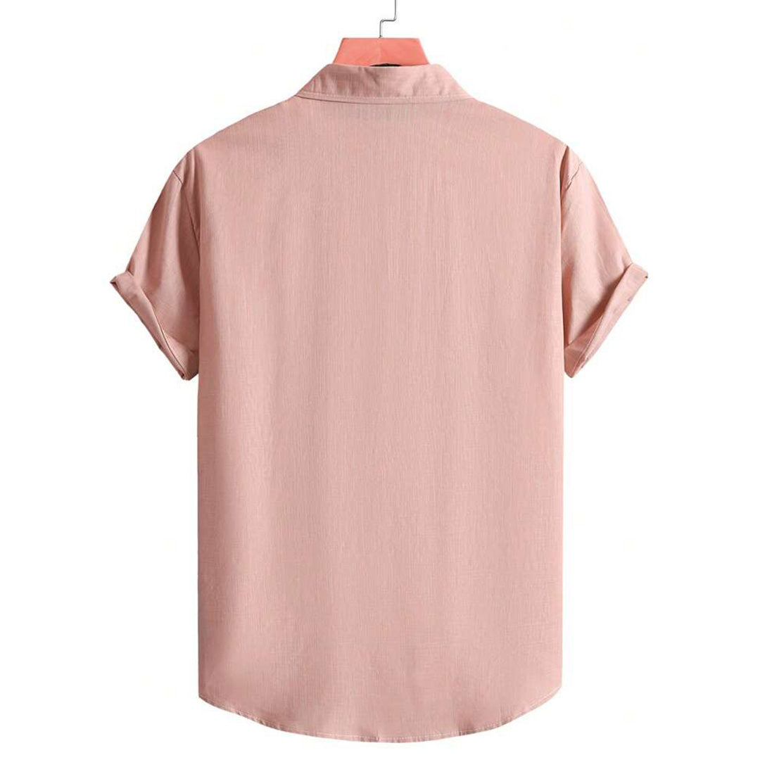 Men's Comfortable, Versatile Casual Shirt - Peach