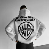 WB Oversize Fleece Hoodies - White.