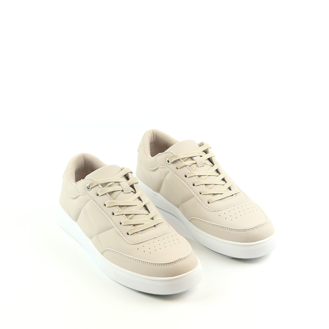 Step into Style with Our Beige Low Top Sneakers Beige