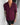 OVERSIZE RIBBED SHIRT - RUSSIAN VIOLET