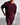 OVERSIZE RIBBED T-SHIRT - MAROON