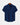 BAN COLLAR LINEN SHIRT - NAVY BLUE