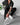Double Pocket Half Sleeves Shirt & Trouser Set - Black