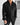 OVERSIZE RIBBED FULL SLEEVES SHIRT - BLACK