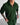 OVERSIZE TEXTURED ZIPPER POLO T-SHIRT - RAIN FOREST