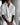 OVERSIZE TEXTURED ZIPPER POLO T-SHIRT - WHITE