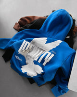 Oversize Identity Hoodie - Blue