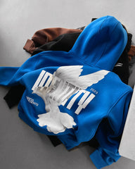 Oversize Identity Hoodie - Blue