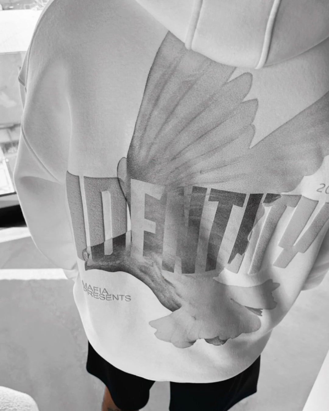 Oversize Identity Hoodie - White