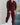 Oversize Turkish Style Open Collar Lining Shirt & Trouser Set - Maroon