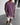 OVERSIZE RIBBED T-SHIRT - ELDERBERRY