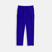 LOOSE FIT RIBBED PANTS - ROYAL BLUE