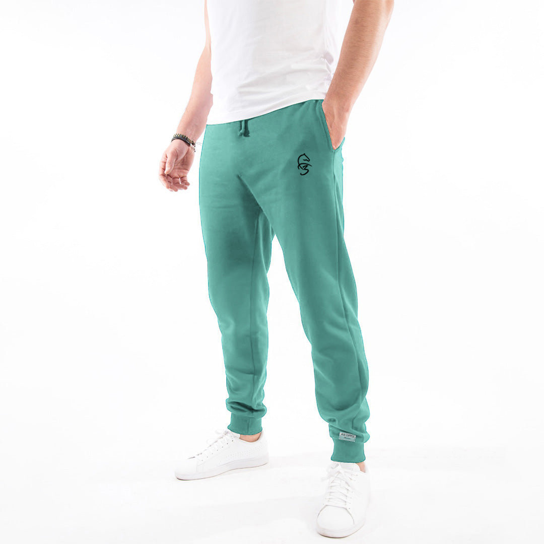 FZ3 Mens Terry Cotton Trousers- Sea Green