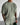 OVERSIZE RIBBED T-SHIRT - TEA GREEN