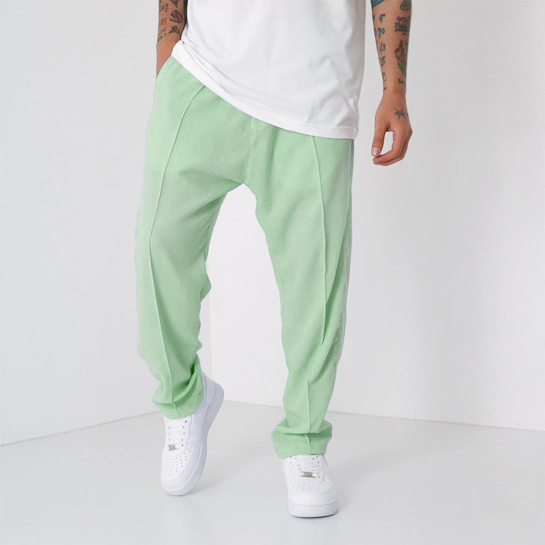 Loose Fit Linen Pant - Pistachio