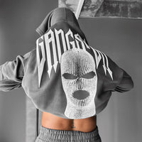 Oversize Gangster Hoodie - Gray