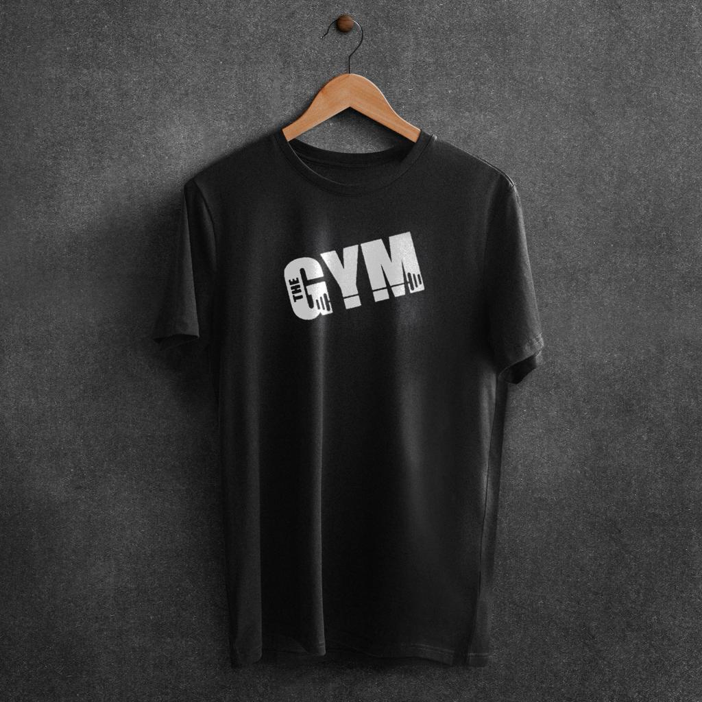 Gym Slogan Cotton T-Shirt