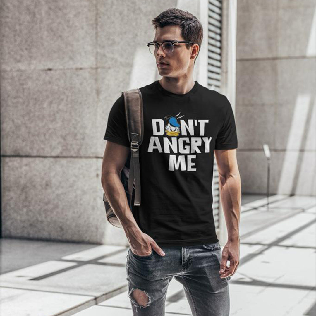 Dont Angry Me Slogan Graphic T-Shirt