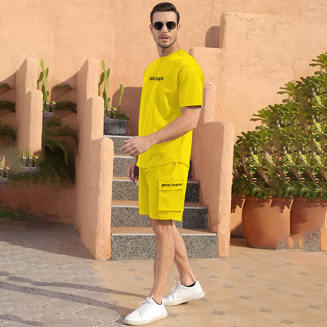 PA Shorts Set- Yellow