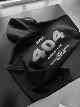 Error 404 human not found hoodie Dubai - Men's graphic streetwear UAE