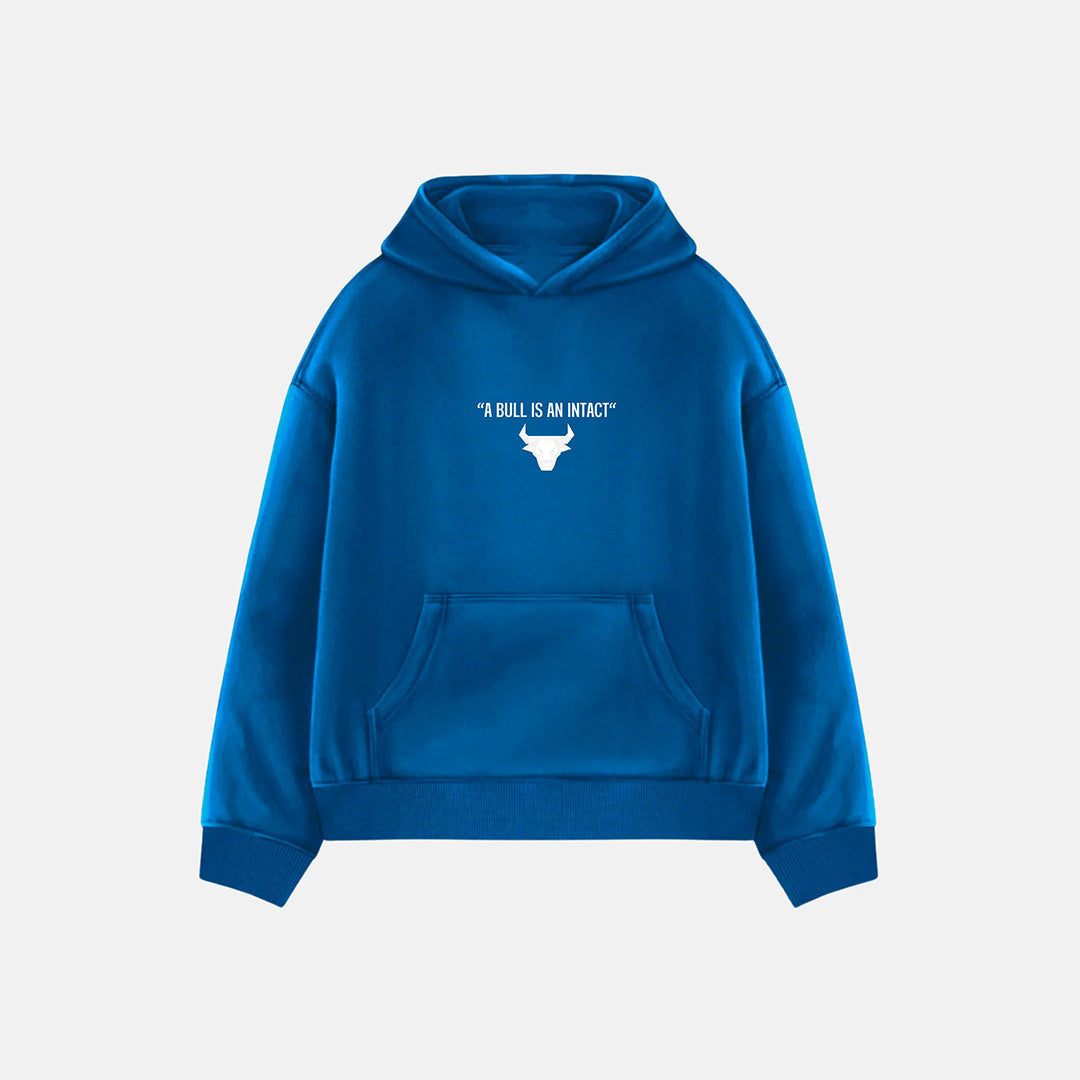 Oversize Bull Hoodie - Royal Blue