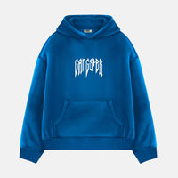 Oversize Gangster Hoodie - Royal Blue