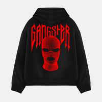 Oversize Gangster Hoodie - Black