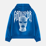 Oversize Gangster Hoodie - Royal Blue