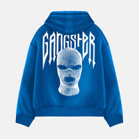 Oversize Gangster Hoodie - Royal Blue