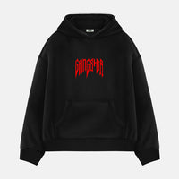 Oversize Gangster Hoodie - Black