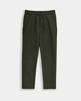 Dark green ribbed jogger pant