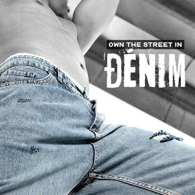 own the street in denim jeans