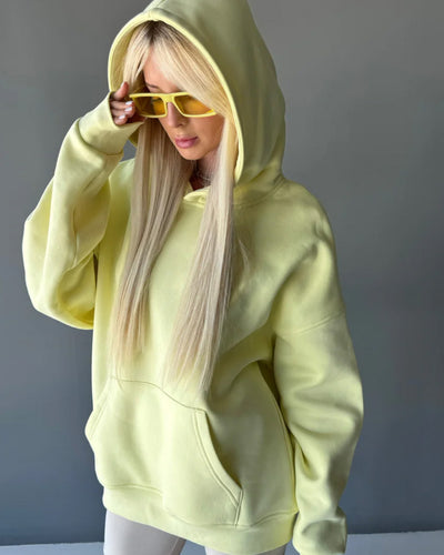 Plain yellow Hoodie
