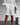 WHITE RELAXED FIT COTTON CRUSH SHORTS