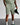 LOOSE FIT RIBBED SHORTS - TEA GREEN