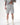 ZAPPED COTTON CARGO SHORTS - GRAY