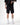 ZAPPED COTTON CARGO SHORTS - BLACK