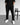 LOOSE FIT STRUCTURED TROUSERS - BLACK